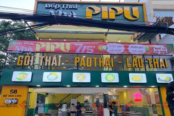 Lắp đặt âm thành nhà hàng PiPu