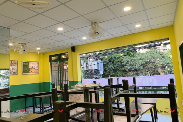 Loa treo tường cho nhà hàng PIPU