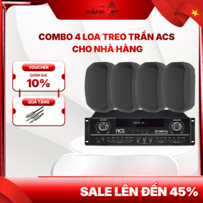 COMBO 4 LOA TREO TƯỜNG ACS MS-760