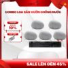 Combo loa giả đá cho sân vườn