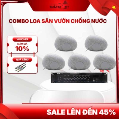 Combo loa giả đá cho sân vườn