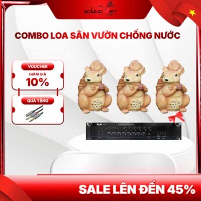 Combo Loa Sân Vườn Hình Sóc