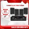 Dàn Loa Full Treo Tường Cho Nhà Hàng