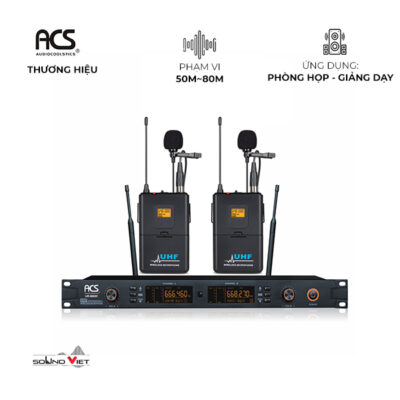 Micro Không Dây Cài Tai ACS UR-9002T