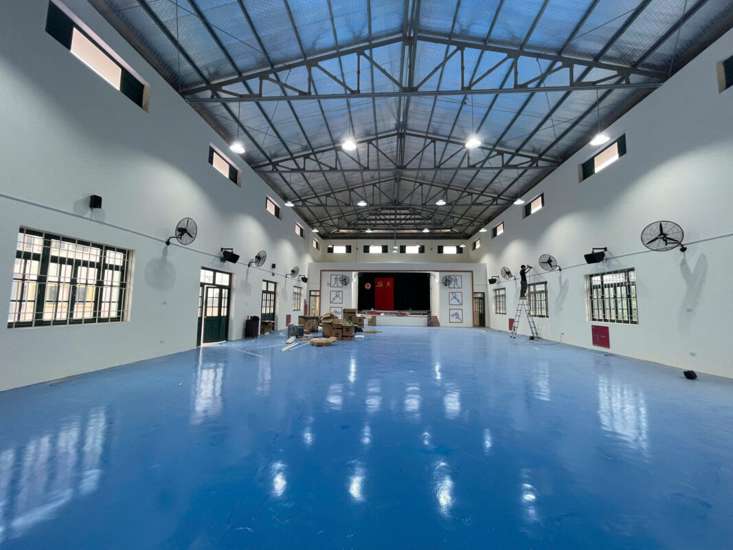 hội trường nhà đa năng hơn 200m2