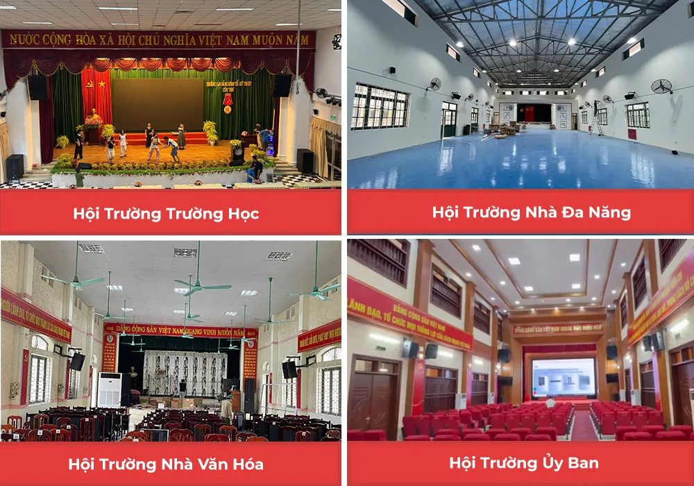 Các mục âm thanh hội trường