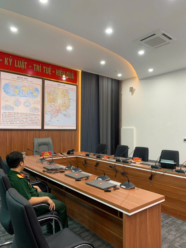 Dự án lắp đặt âm thanh phòng họp Bộ Tổng Tham Mưu Quân đội Nhân dân Việt Nam