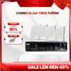 Combo 4 loa treo tường cho nhà hàng