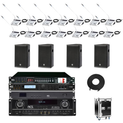 Hệ thống âm thanh hội thảo cho phòng họp diện tích 60 – 80m2