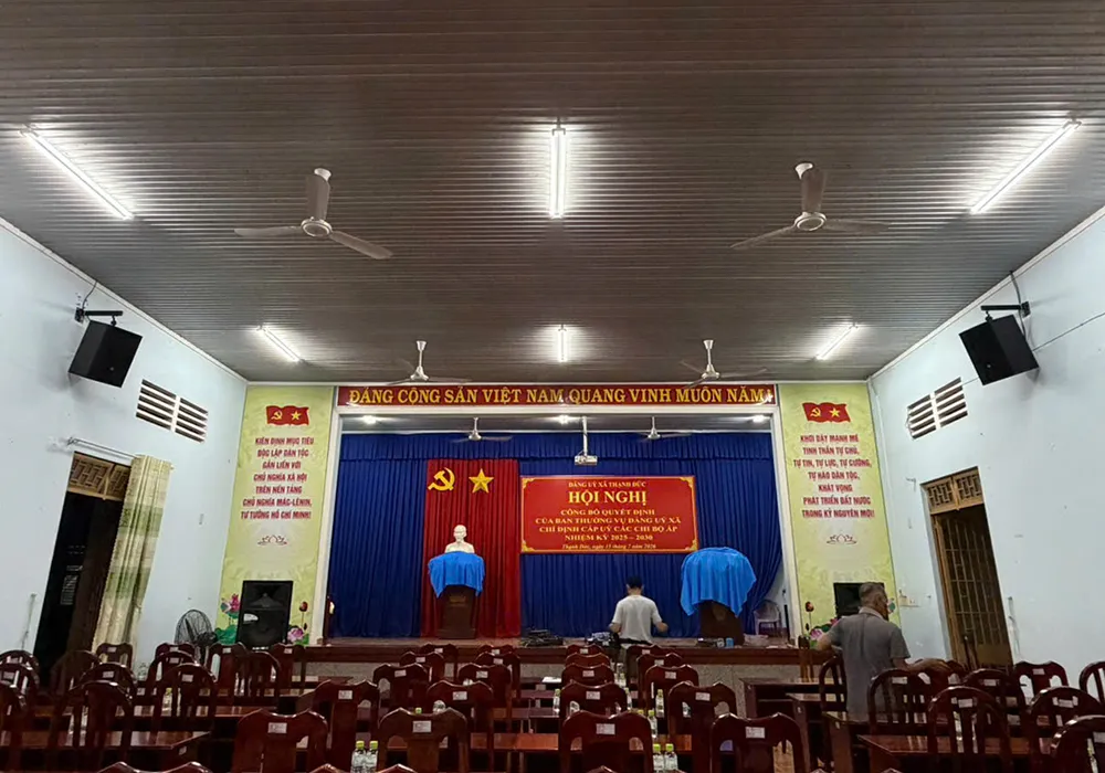 Hội trường nhỏ diện tích dưới 100m2