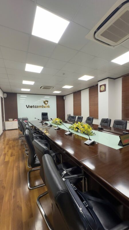 Nhu cầu cho phòng họp ngân hàng Vietcombank