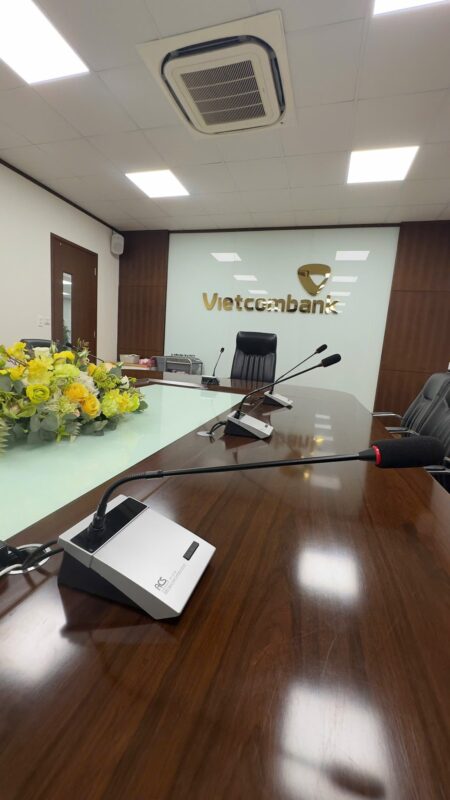 Giải pháp âm thanh cho phòng họp của ngân hàng Vietcobank