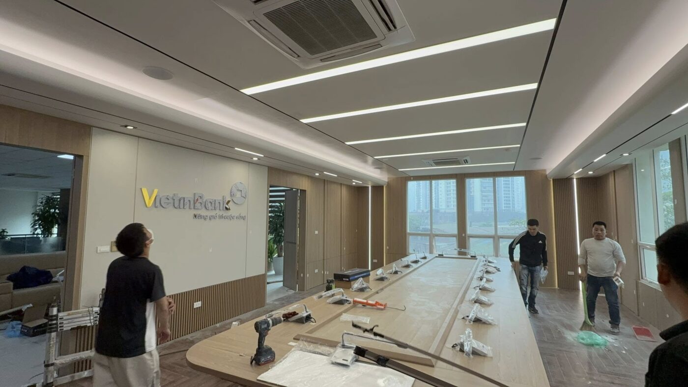 Dự án âm thanh phòng họp ngân hàng Vietinbank