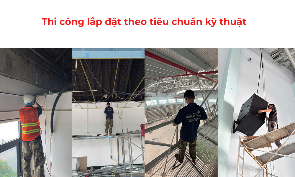 Thi công lắp đặt tiêu chuẩn, an toàn
