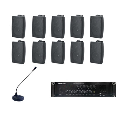 Bộ âm thanh 10 loa treo tường thông báo và phát nhạc