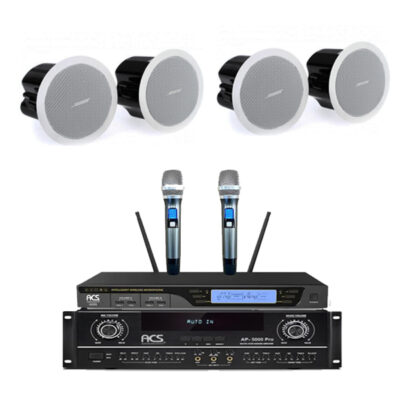 Bộ âm thanh 4 loa âm trần Bose cho phòng học 50m2
