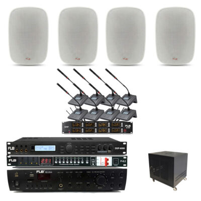 Bộ Âm Thanh Phòng Họp 8 Micro Cổ Ngỗng Không Dây