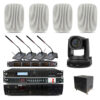 Bộ Âm Thanh Phòng Họp Trực Tuyến 4 Micro Cổ Ngỗng