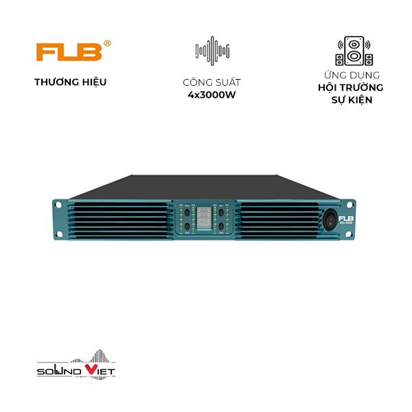 Cục Đẩy Công Suất 4 Kênh FLB XD-3000