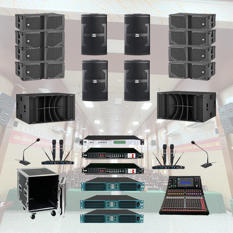 Dàn Âm Thanh Hội Trường Diện Tích 500m2