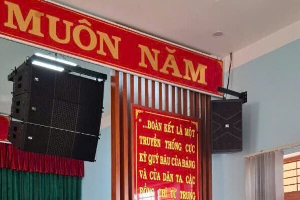 Giải pháp loa array và loa full treo tường, thẩm mỹ cao
