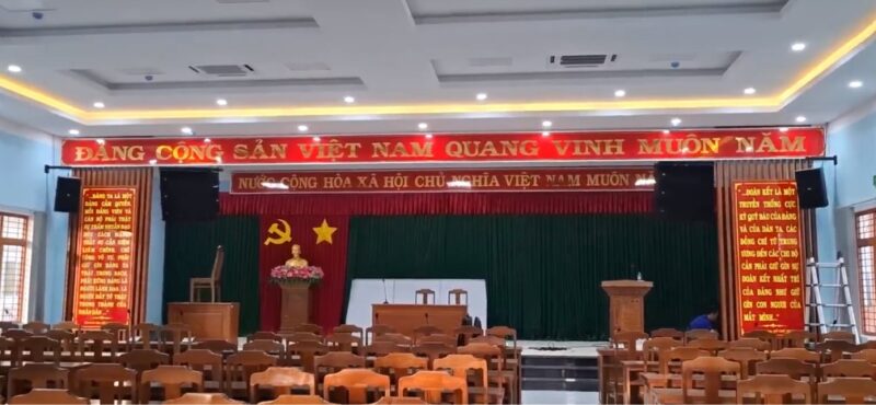 Âm Thanh Hội Trường Cho Nhà Văn Hóa Xã Lạc Đạo