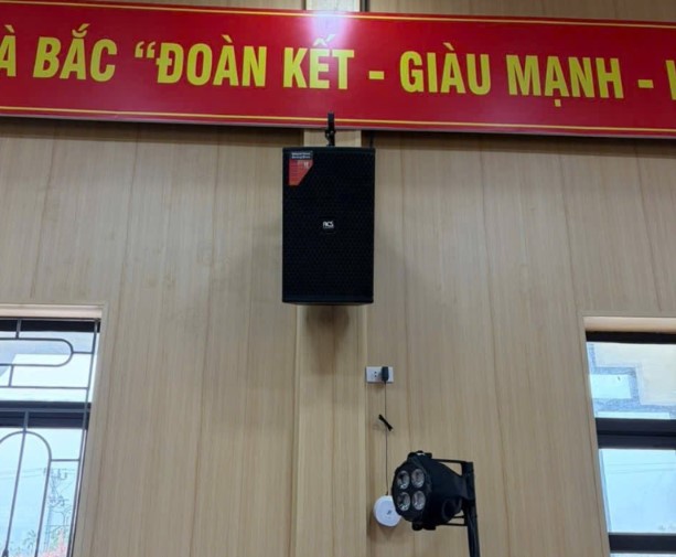 Loa full treo tường phủ âm quanh hội trường nhà văn hóa