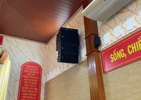 Giải Pháo Dàn Array Treo Tường Treo Đều 2 Bên