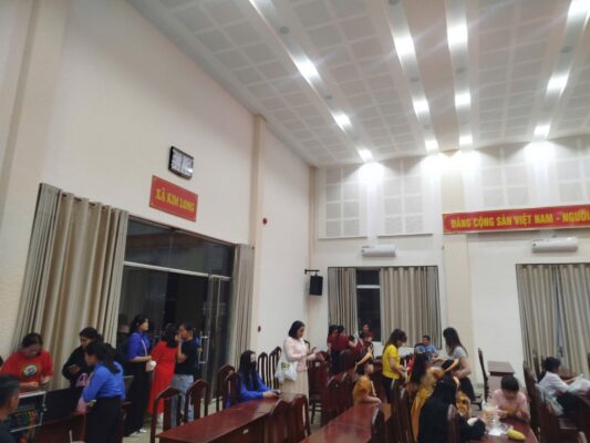 Thi công lắp đặt nhà văn hóa xã kim long tỉnh vĩnh phúc