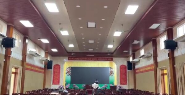 Dàn Âm Thanh Nhà Văn Hóa Tổ Chức Sự Kiện Sử Dụng Dòng Loa Array