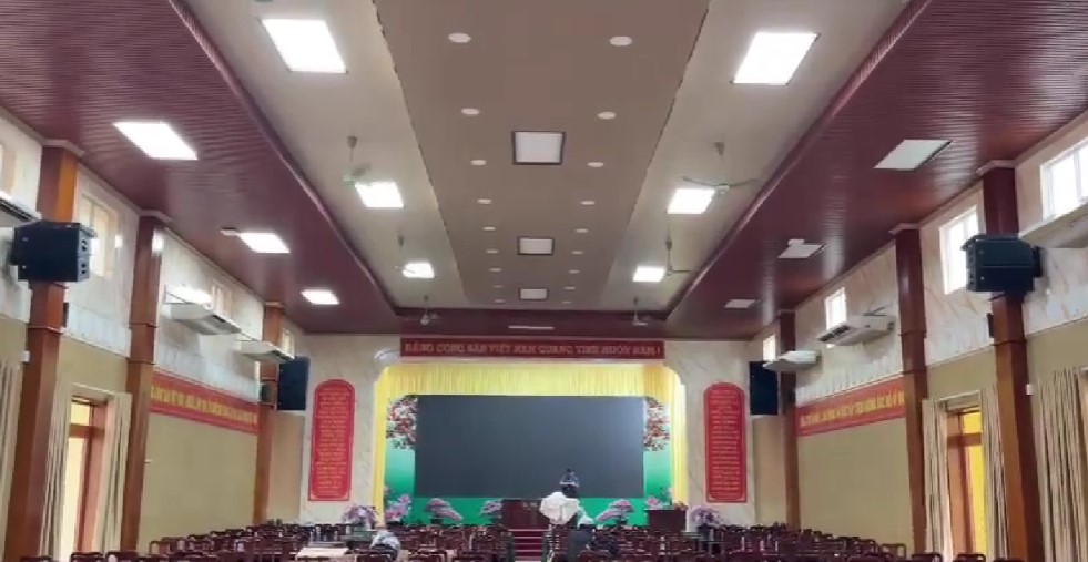 Dàn Âm Thanh Nhà Văn Hóa Tổ Chức Sự Kiện Sử Dụng Dòng Loa Array