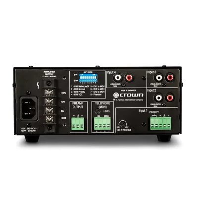 Amply Công Suất Crown 160MA mặt sau
