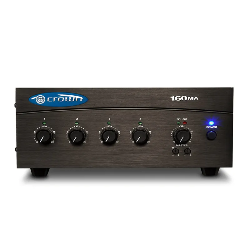 Amply Công Suất Crown 160MA mặt trước