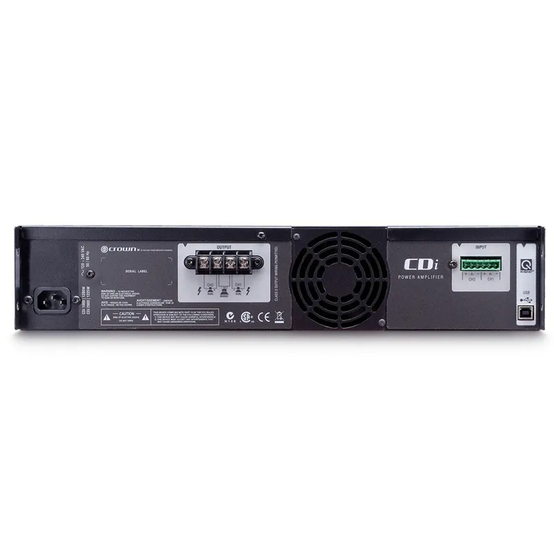 Amply Crown CDi 1000 mặt sau