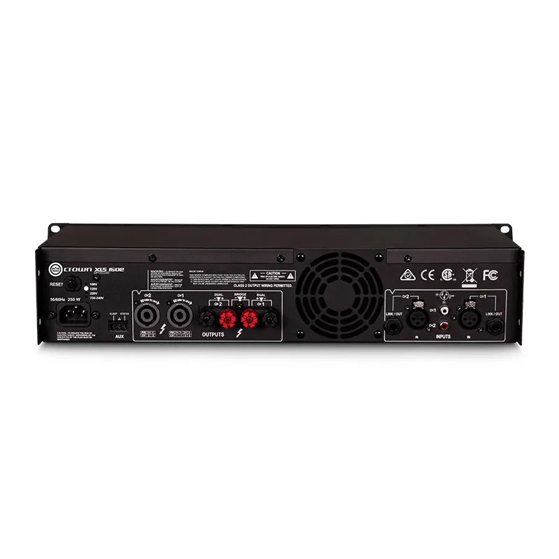 Cục Đẩy Công Suất 2 Kênh Crown XLS 1502 mặt sau