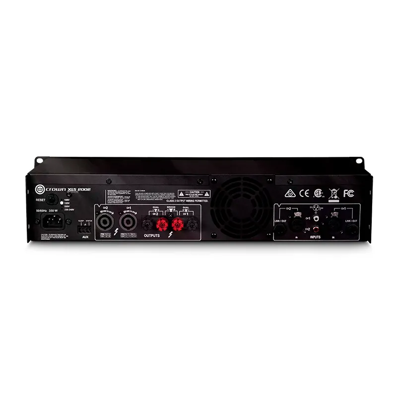 Cục Đẩy Công Suất 2 Kênh Crown XLS 2002 mặt sau