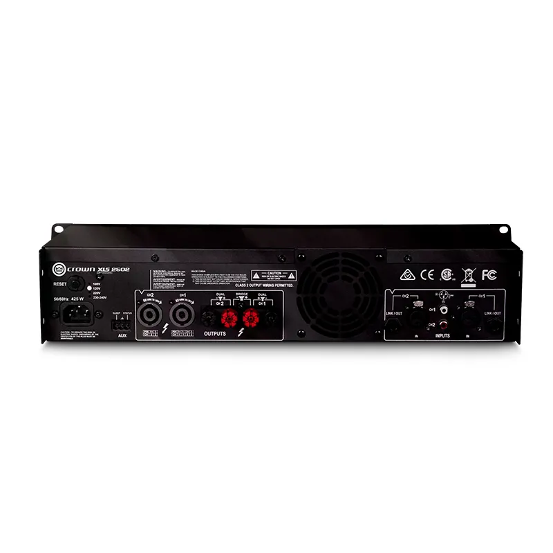 Cục Đẩy 2 Kênh Crown XLS 2502 mặt sau