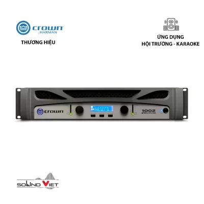 Cục Đẩy Crown XTi 1002 2 Kênh