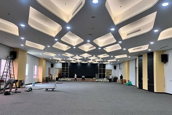Hội trường setup loa theo tiêu chuẩn của Sound Việt