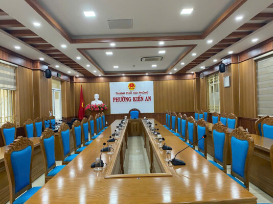 Âm thanh phòng họp cho phường Kiến An thành phố Hải Phòng