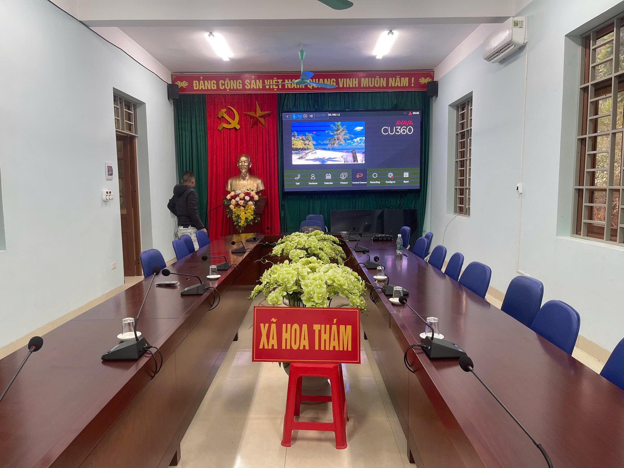 Giải pháp âm thanh phòng họp xã Hoa Thám tỉnh Lạng Sơn